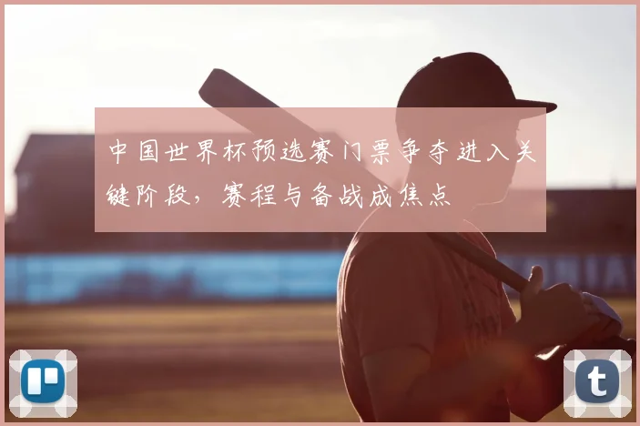 中国世界杯预选赛门票争夺进入关键阶段,赛程与备战成焦点